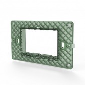 SUPPORTO 3 POSTI MODULI SERIE CIVILE AVP *compatibile P-l-a-n-a#291N