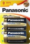 2 PILE TORCIA D LR20 PANASONIC ALCALINA 1,5V (#128C 115128C) 
