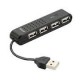 HUB 4 PRESE PORTE USB  / CAVO MICROUSB MASCHIO (#826H)