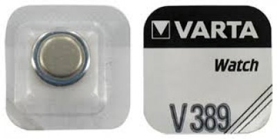 PILA 389 VARTA DISPLAY 1,5V oss.arg. (equivalente 390,lr54 alc.,1130 alc.,198,rw39,49,g10,17,11) #151
