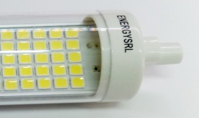 LAMPADA LED AC230V R7S 78MM 5W W BIANCO FREDDO 6000K ALLUMINIO (#424A)