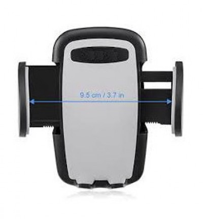 SUPPORTO BASE PORTA CELLULARE SMARTPHONE FINO A 4"/6" PER GRIGLIA VENTILAZIONE (Auto, Furgone, Camper, Camion..) CON BOTTONE SBLOCCO RAPIDO #846 COD.66SMASUP