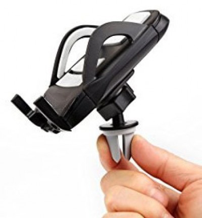 SUPPORTO BASE PORTA CELLULARE SMARTPHONE FINO A 4"/6" PER GRIGLIA VENTILAZIONE (Auto, Furgone, Camper, Camion..) CON BOTTONE SBLOCCO RAPIDO #846 COD.66SMASUP