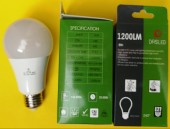 LAMPADA LED E27 15W 4000K GOCCIA BIANCO NATURALE DASLED 1200LM (#358GB COD. 73E27154000DA) 