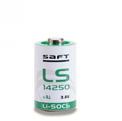 PILA 1/2AA 3,6V SAFT 14250 litio tionile USA GETTA per allarmi (#179B 11A179B)