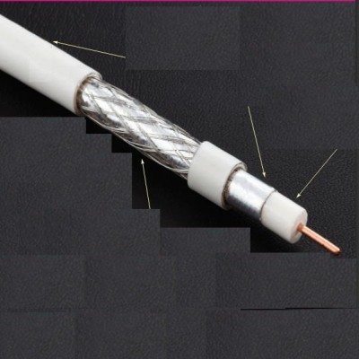 100M CAVO TV COASSIALE BIANCO 1x0,5 DT (#246A) *ESAURITO IN RIASSORTIMENTO