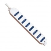 MULTIPRESA 8 prese 10/16A con interruttore 5E-8NK AC230V (#286 5A6286) 