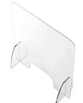 PROTEZIONE PARAFIATO PLEXIGLASS PORFILIO ENERGY CM 65x75 3MM piedistalli 6/8mm (#1093)
