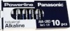 PILA MINISTILO AAA LR03 PANASONIC ALCALINA 1,5V SFUSA/BULK powerline ( SCATOLINE DA 10PILE ) #70B *MINIMO 120PILE