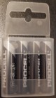 4 PILE MINISTILO AAA MN2400 DURACELL PROCELL INTENSIVE  LR03 ALCALINE BLISTER PACK (#2C) *MINIMO 96 BLISTER
