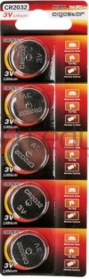 5 PILE BOTTONE CR2032 AIGOSTAR 3V LITIO (109D) 