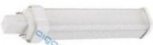 lampada G24 11W led 6400k vetro bianco 16cm lungh. tot. (#388D)