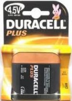  PILA PIATTA 4,5V MN1203 DURACELL ALCALINA plus #6