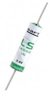 PILA STILO AA 3,6V Saft 14500 con fili baffi litio tionile USA E GETTA per allarmi  (#177D 11A177D)