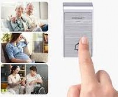 CAMPANELLO SENZA FILI- PULSANTE (pila mn21) - RICEVITORE INTERNO 12V (#1194)