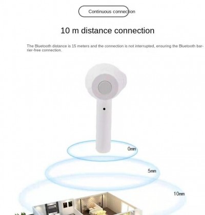 CUFFIE AURICOLARI BLUETOOTH WIRELESS Audio Air ricaricabili (#907G A46907G)