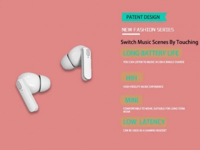 CUFFIE AURICOLARI BLUETOOTH WIRELESS Audio Air ricaricabili (#907G A46907G)