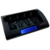 CARICA UNIVERSALE DIGITALE AVANZATO 4 PILE BATTERIE FORMATO  D-C-AA-AAA-F 9V VAPEX VTE10000 CHARGER USO MONDIALE AC100/240V e PRESA 12V ACCENDISIGARI (SENZA PILE) (#174 22A174)