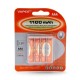 4 PILE MINISTILO AAA 1100MAH NI-MH 1,2V RICARICABILI VAPEX ISTANT CARICHE PRONTE USO (#182B)