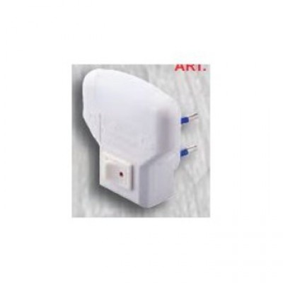 PUNTO LUCE NOTTURNA 1W BLU LED PER PRESA AC230V (#248F)