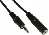 CAVO JACK 3.5 MASCHIO FEMMINA 3,7MT PROLUNGA CUFFIA (HI-FI, TV...) (#831N)