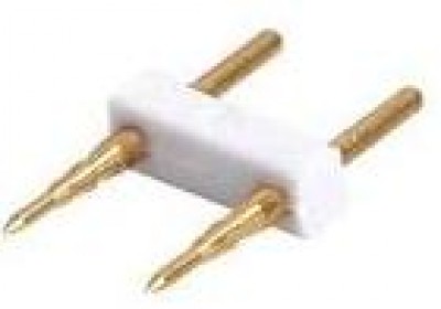 CONNETTORE 2 PIN INDISPENSABILE PER CONNETTERE ALIMENTATORE E STRISCIA LED 230V 9mm (#461A)