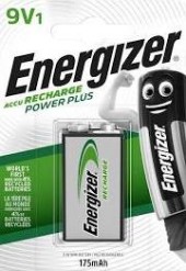 PILA TRANSISTOR 9V F RICARICABILE NI-MH ENERGIZER 175MAH 8,4V (#75B 11475B)