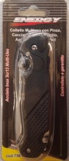 COLTELLO MULTIUSO ACCIAIO ALTA QUALITA'   ( 756c )