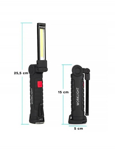 TORCIA LED CREE XML FASCIO DIFFUSO POTENTE GOMMATA PILA RICARICABILE USB 18650 LI-ION (#532E)