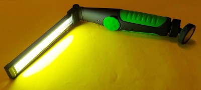 TORCIA LED CREE XML PIEGHEVOLE FASCIO DIFFUSO POTENTE 220LM CON CALAMITA E FASCIO DIREZIONALE IN ALU PILA RICARICABILE USB 18650 LI-ION (#532B)