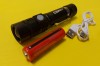 TORCIA LED CREE XML FASCIO DIREZIONALE ZOOM REGOLABILE POTENTE 400LM IN ALU PILA RICARICABILE USB 18650 LI-ION (#532G)