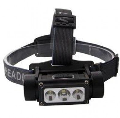 TORCIA TESTA LED CREE XML FASCIO DIREZIONALE POTENTISSIMA 800LM PILA RICARICABILE USB LI-ION 18650 (#531)