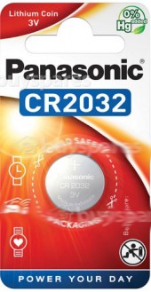 OFFERTA SET LOTTO 120 pile CR2032 PANASONIC 3v litio bottone (#166D 115166D)