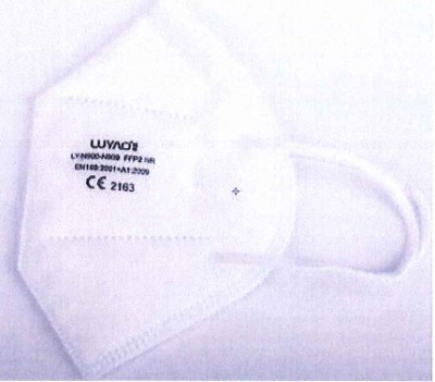 mascherina protezione FFP2 luyao EN 149:2001+A1:2009 (#1078Z) *minimo 20 pezzi (*Iva 5% 2021)