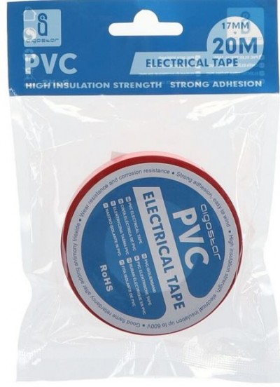 NASTRO ISOLANTE PVC ROSSO Aigo 10M (#255A 5B6255A)