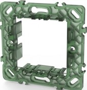SUPPORTO 2 POSTI MODULI SERIE CIVILE AVP *compatibile P-l-a-n-a#291C