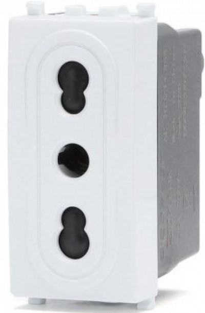 PRESA BIPASSO 10/16A AC230V SERIE CIVILE AVP *compatibile P-l-a-n-a#291D
