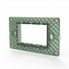 SUPPORTO MODULI PRESE AC230V 4 POSTI SERIE CIVILE AVP *compatibile P-l-a-n-a#291V