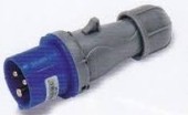 SPINA CEE 16A AC230V 2p+T passafilo #284B