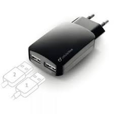 CARICA doppia presa USB 18W per rete AC 230V cod. #835Z