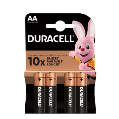 4 STILO AA MN1500 DURACELL 1,5V ALCALINE BASIC STANDARD #1E