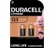 2 PILA DL 123 A Duracell litio 3V #50A