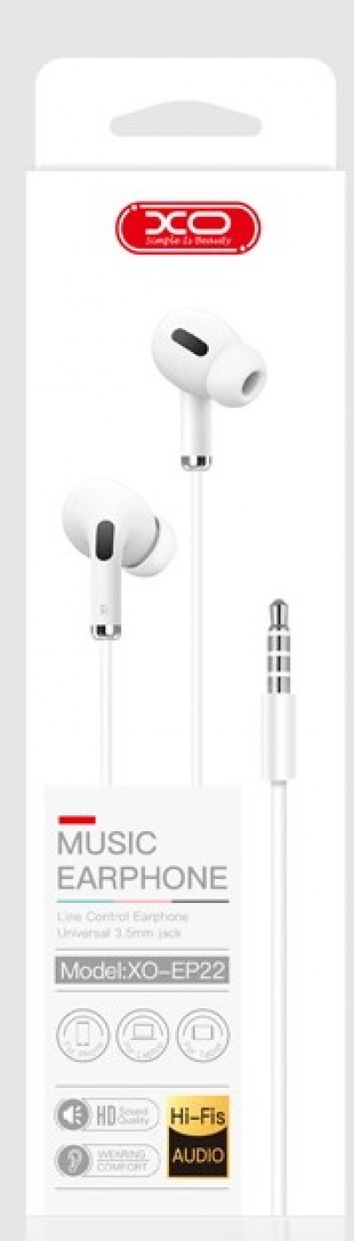 CUFFIA AURICOLARE plug jack 3,5 "Force" XO EP22 #X33F