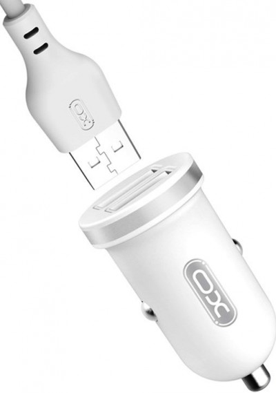 12V CAR CHARGER 2 PRESE USB 2,1A E CAVO MICROusb/Usb "Force" Low Profile #X13F