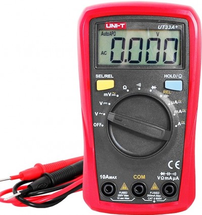 TESTER MULTIMETRO uni t ut33a+ "Force" #X27F