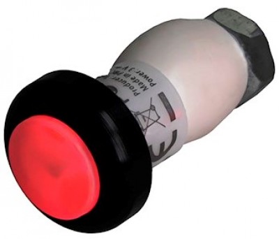 LUCE LED FISSA O INTERMITTENTE DA MANOPOLE MANUBRIO BICI MOTO  "Force" #X3P