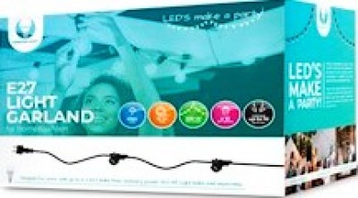 luce natale 12M 10 bulbs e27 g45 2W IP65 6000k AC230V "Force" #X2T