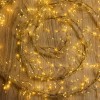 luce natale 3M 480 LEDS 3,6W WW +5M CAVO DORATO GOLDEN AC230V "Force" #X3O