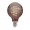 LAMPADA E27 goccia g95 FILOLED RETRO' 4W 2000k 250lm smoked Forever "Force" #X57F