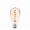 LAMPADA E27 forma st64 FILOLED RETRO' 4W 2000k 250lm Gold Forever "Force" #X58F